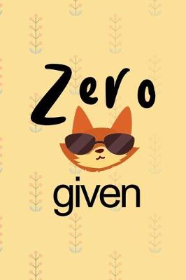 Book cover for Zero Fox Given