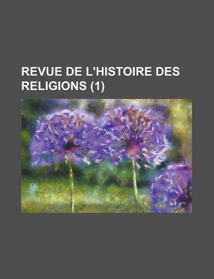 Book cover for Revue de L'Histoire Des Religions (1)