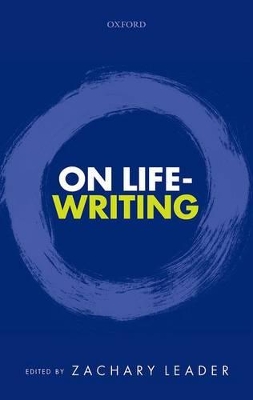 Book cover for On Life-Writing