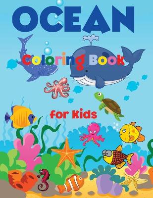 Book cover for OCEAN Coloring Book for Kids