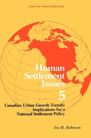 Cover of Canadian Urban Growth Trends