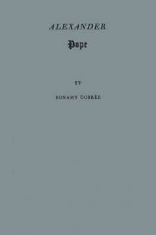 Cover of Alexander Pope