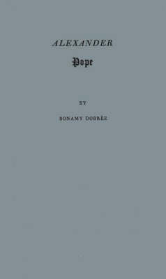 Book cover for Alexander Pope