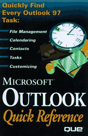 Cover of Microsoft Outlook 97 Quick Reference