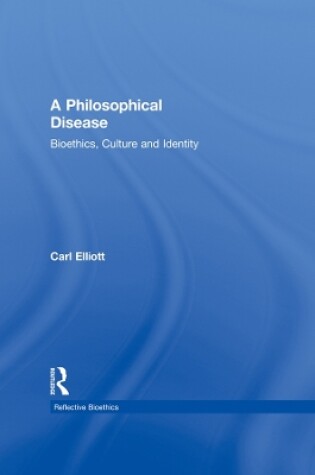Cover of A Philosophical Disease