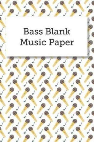 Cover of Bass Blank Music Paper