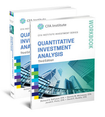Cover of Quantitative Investment Analysis, 3e Book and Workbook Set