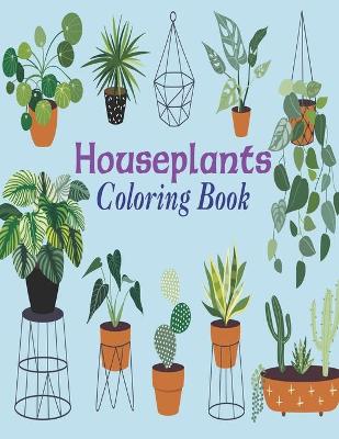 Book cover for Houseplants Coloring Book