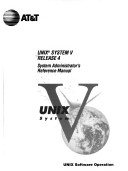 Cover of UNIX System V Release 4.0 System Administrator's Reference Manual