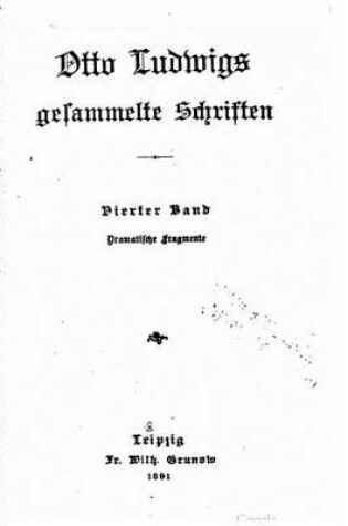 Cover of Dramatische Fragmente