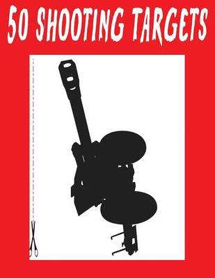 Book cover for #226 - 50 Shooting Targets 8.5" x 11" - Silhouette, Target or Bullseye