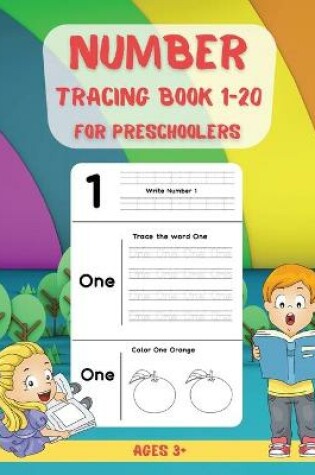 Cover of Number Tracing Book for Preschoolers 1-20