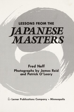 Cover of Lessons from the Japanese Masters