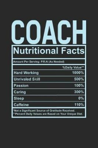 Cover of Coach Nutritional Facts