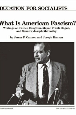 Cover of What is American Fascism?
