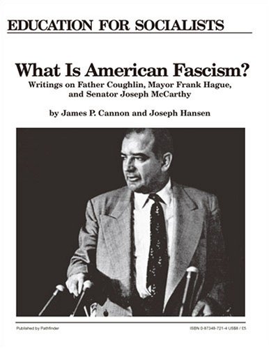 Book cover for What is American Fascism?