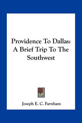 Cover of Providence to Dallas