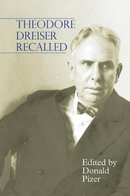 Cover of Theodore Dreiser Recalled