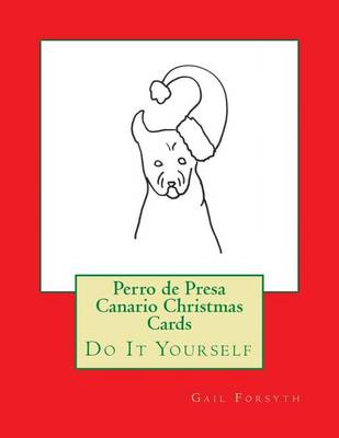 Book cover for Perro de Presa Canario Christmas Cards