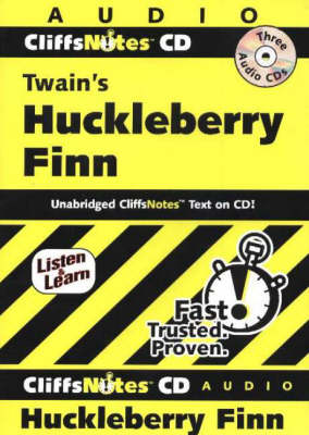 Book cover for Twain's "Huckleberry Finn"
