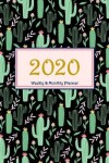 Book cover for 2020 Cute Cactus Cover Planner