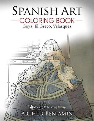 Book cover for Spanish Art Coloring Book