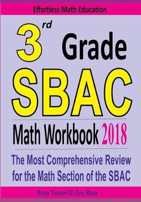 Book cover for 3rd Grade Sbac Math Workbook 2018