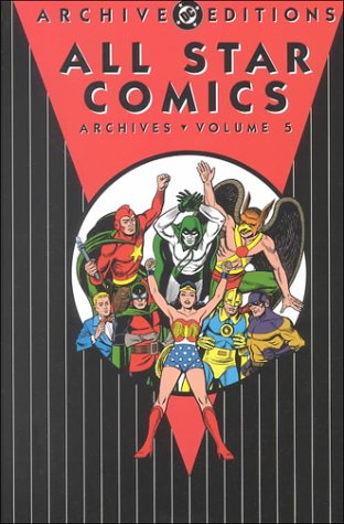 Book cover for All Star Comics Archives