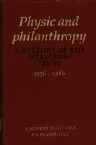 Cover of Physic and Philanthropy