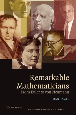 Book cover for Remarkable Mathematicians