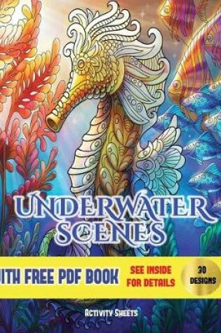 Cover of Underwater Scenes Activity Sheets