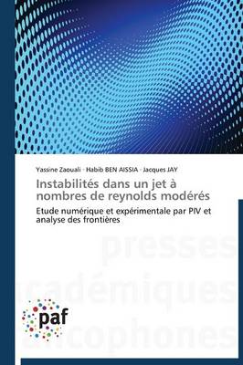 Book cover for Instabilites Dans Un Jet A Nombres de Reynolds Moderes