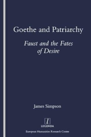 Cover of Goethe and Patriarchy