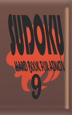 Cover of sudoku hard book for adults 9