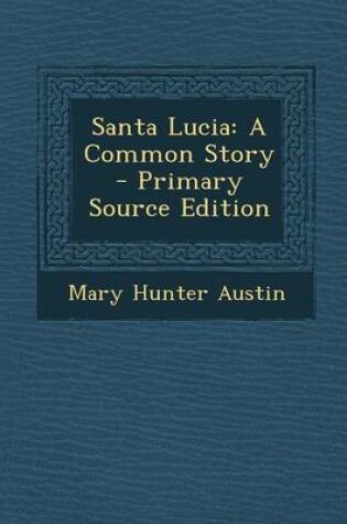 Cover of Santa Lucia