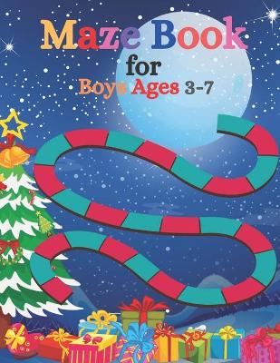 Book cover for Maze Book for Boys Ages 3-7