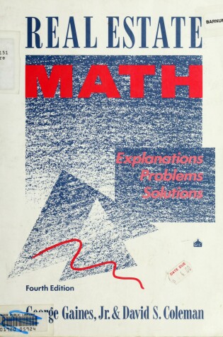 Cover of Real Estate Maths