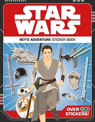 Book cover for Star Wars Rey's Adventure Sticker Book
