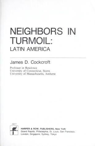 Book cover for Neighbours in Turmoil