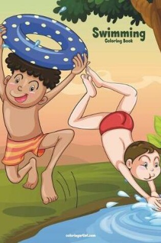 Cover of Swimming Coloring Book 1