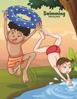 Cover of Swimming Coloring Book 1