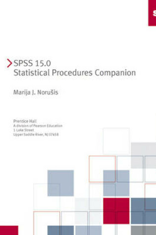 Cover of SPSS 15.0 Statistical Procedures Companion