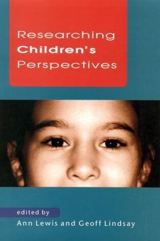 Cover of Researching Children's Perspectives