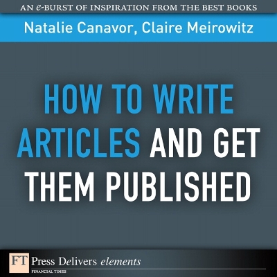 Cover of How to Write Articles and Get them Published