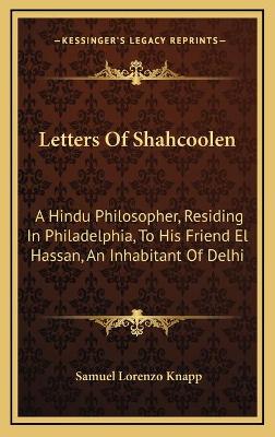 Book cover for Letters of Shahcoolen