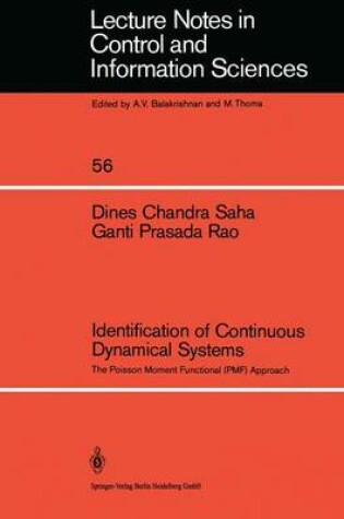 Cover of Identification of Continuous Dynamical Systems