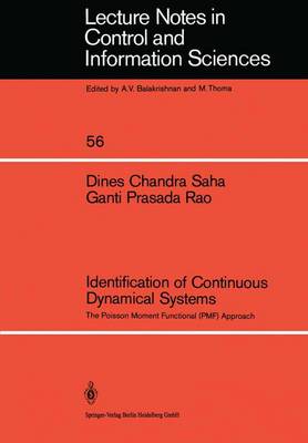 Cover of Identification of Continuous Dynamical Systems