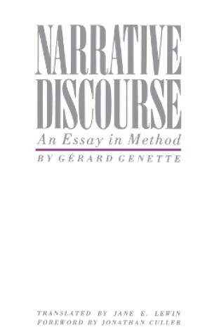 Cover of Narrative Discourse
