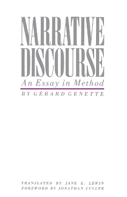 Book cover for Narrative Discourse