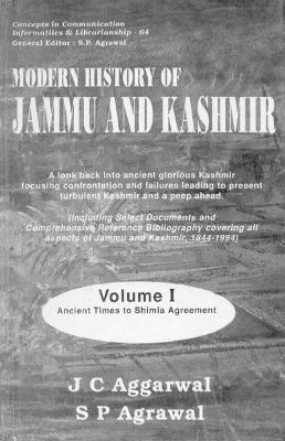 Book cover for Modern History of Jammu and Kashmir